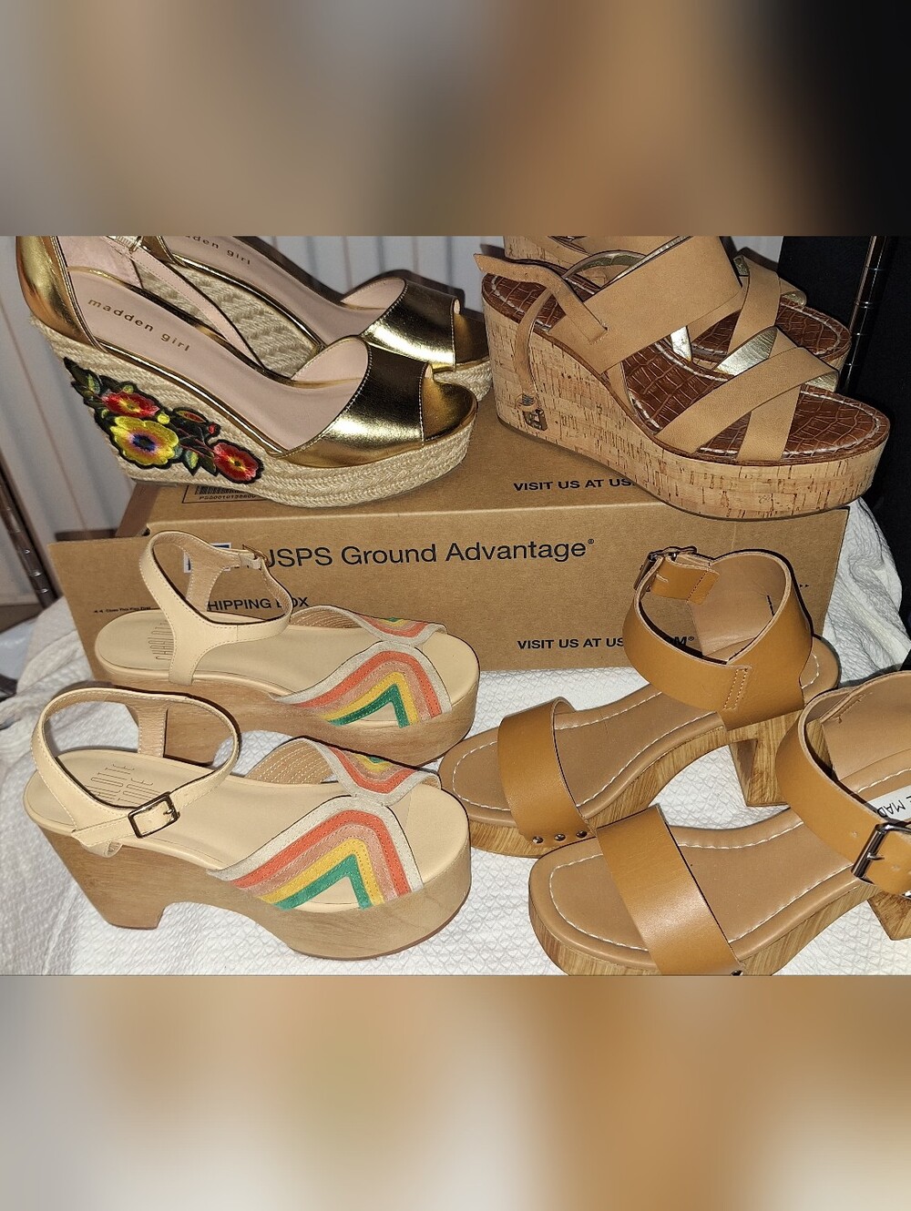 👡4 Pairs SUMMER HEELS👡